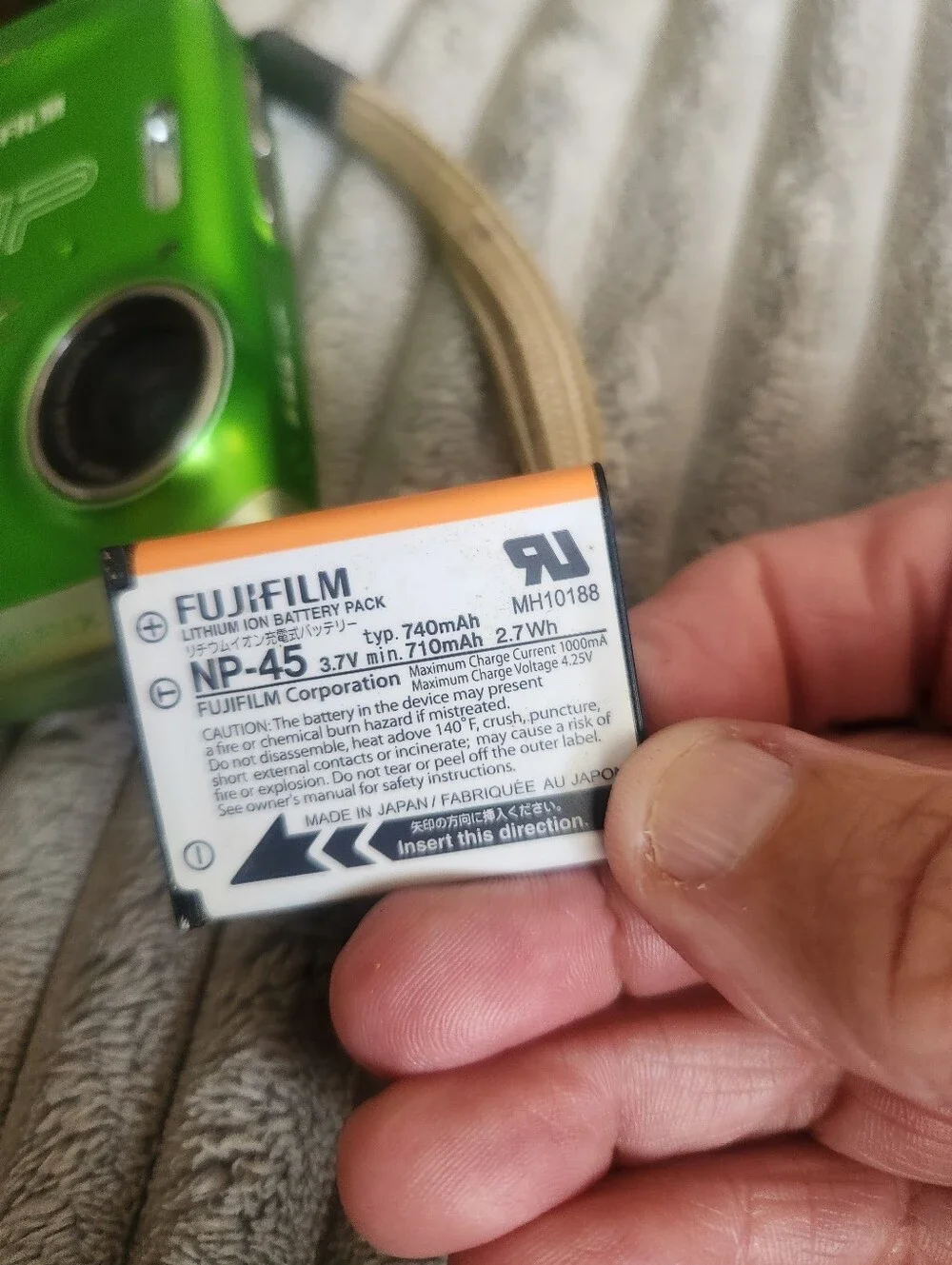 Fujifilm WP Z Bright Green Waterproof Compact Camera